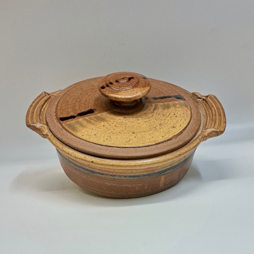 #230111  Casserole Brown/Tan/Blk 10x3 $29.50 at Hunter Wolff Gallery